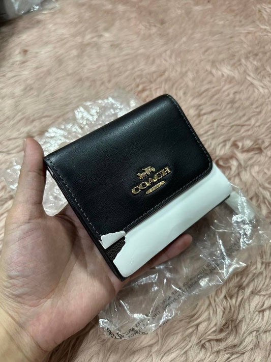 ORIG & IMPORTED COACH NEW Small Trifold Card Wallet