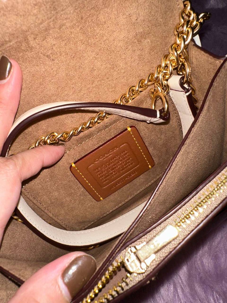 ORIG & IMPORTED Coach Mini Klare Crossbody Small Bag In Signature Canvas in SAND/CHALK