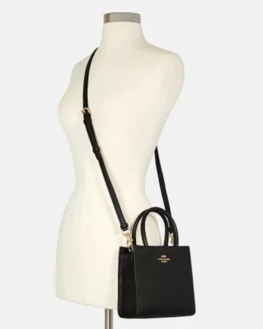 ORIG Preloved RARE Coach Mini Cally Small Black Bag