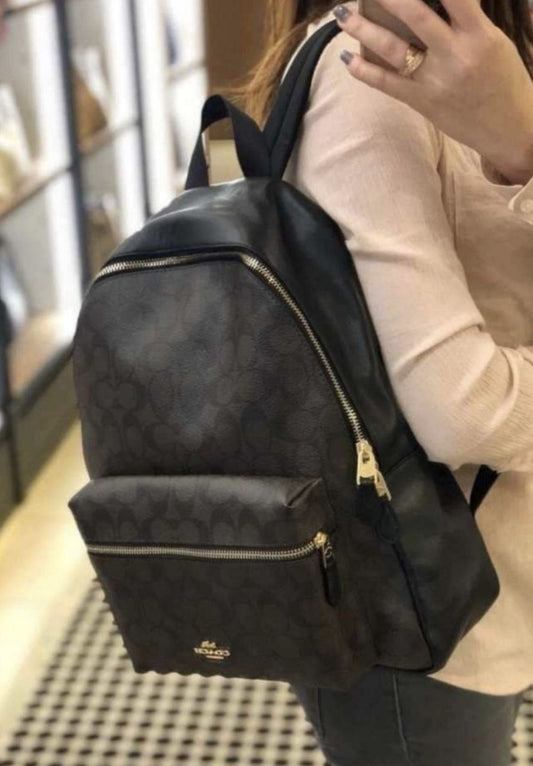 ORIG Preloved Coach Charlie Large Brown Backpack