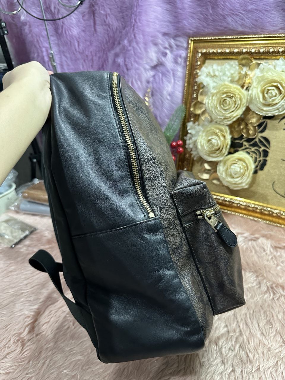 ORIG Preloved Coach Charlie Large Brown Backpack