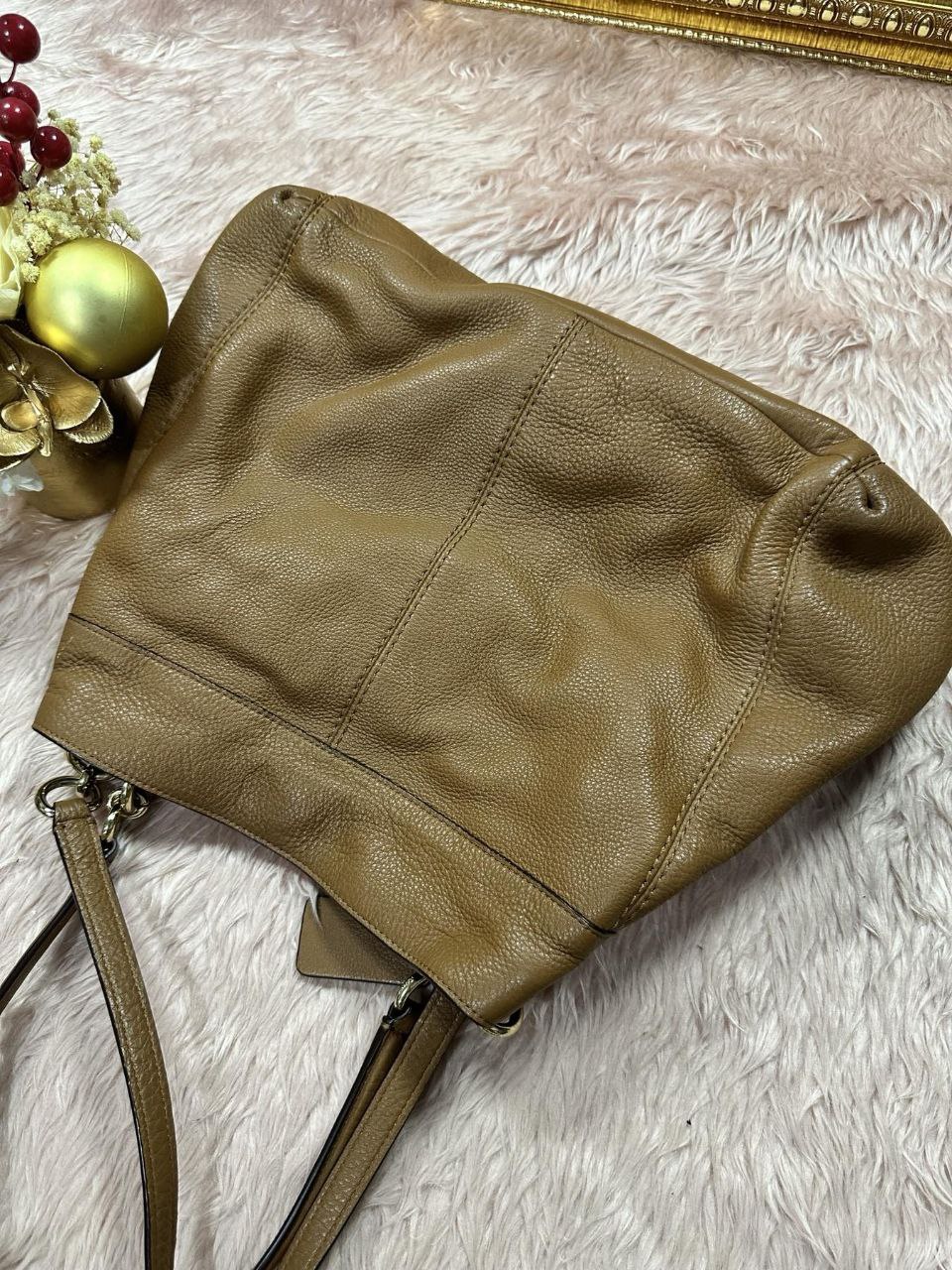 ORIG Preloved Coach Lexy Large Hobo Shoulder Bag Brown