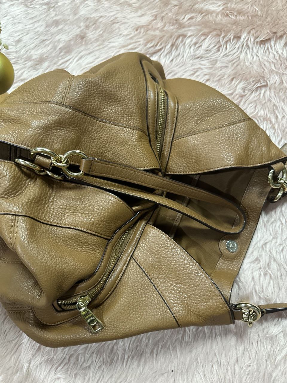 ORIG Preloved Coach Lexy Large Hobo Shoulder Bag Brown