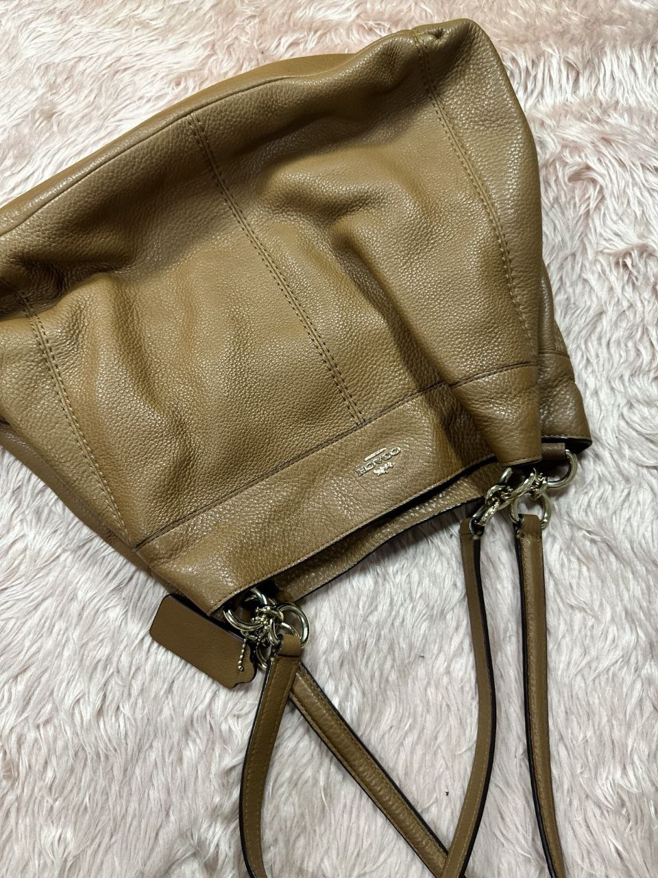 ORIG Preloved Coach Lexy Large Hobo Shoulder Bag Brown