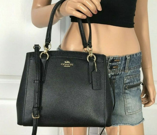 ORIG Preloved Coach Minetta Crossbody Black Bag