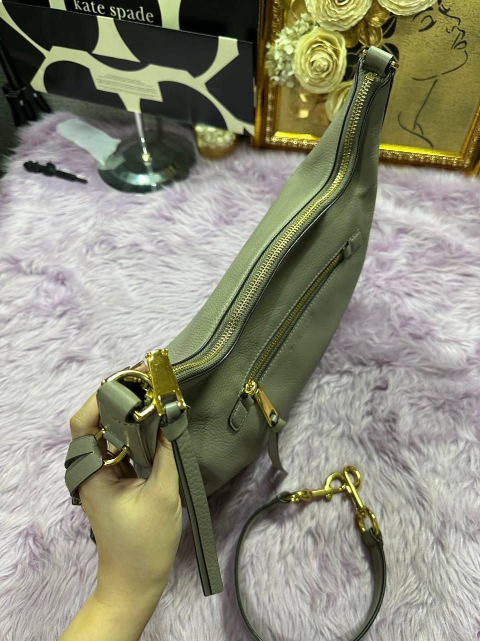 ORIG Preloved Marc Jacobs MJ Recruit Hobo Large Satchel Brown Bag