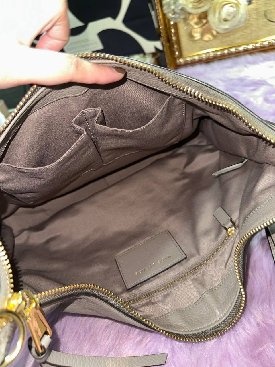 ORIG Preloved Marc Jacobs MJ Recruit Hobo Large Satchel Brown Bag