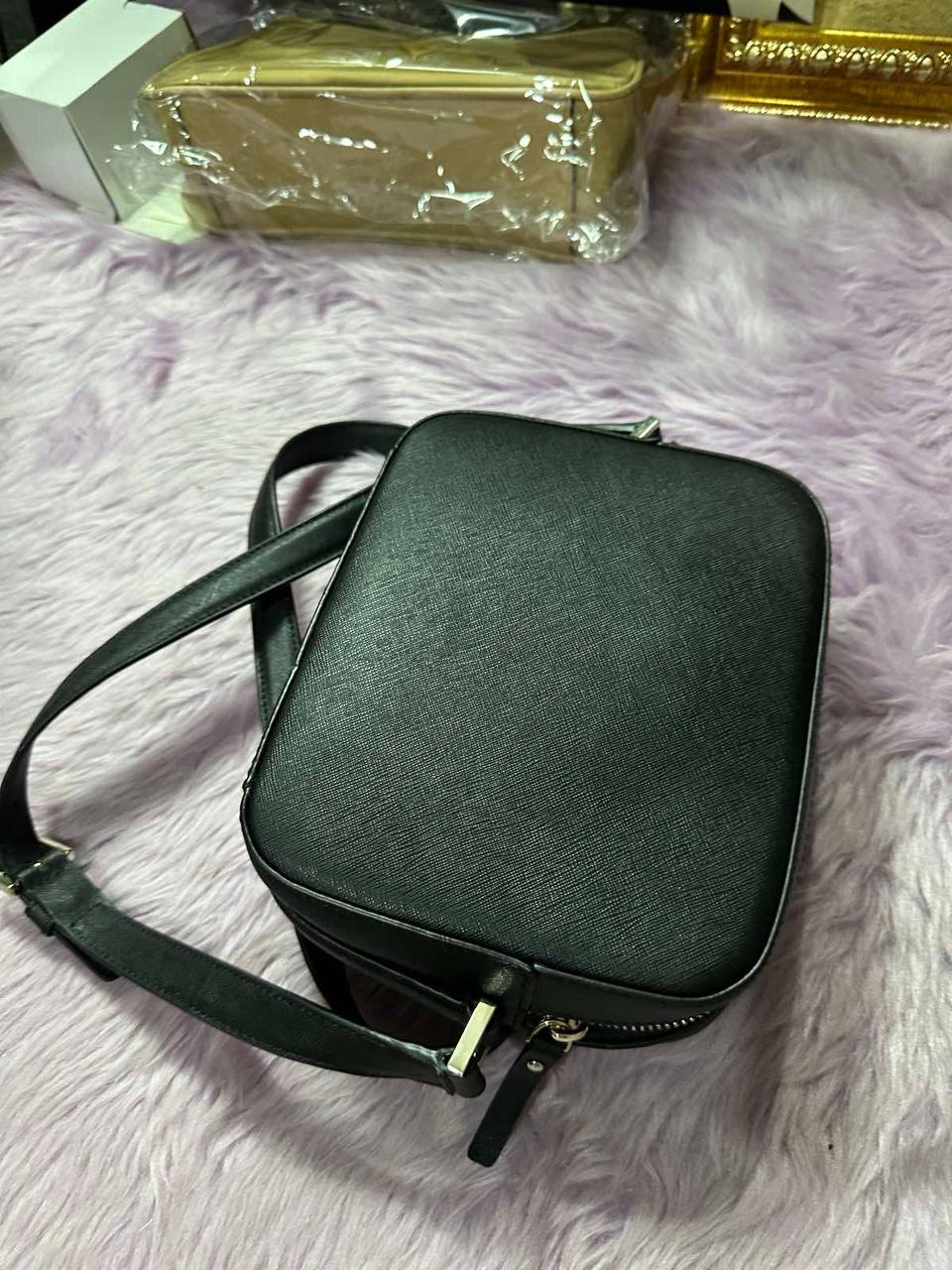 ORIG Preloved Kate Spade KS Newbury Lane Cammie Camera Black Crossbody Bag