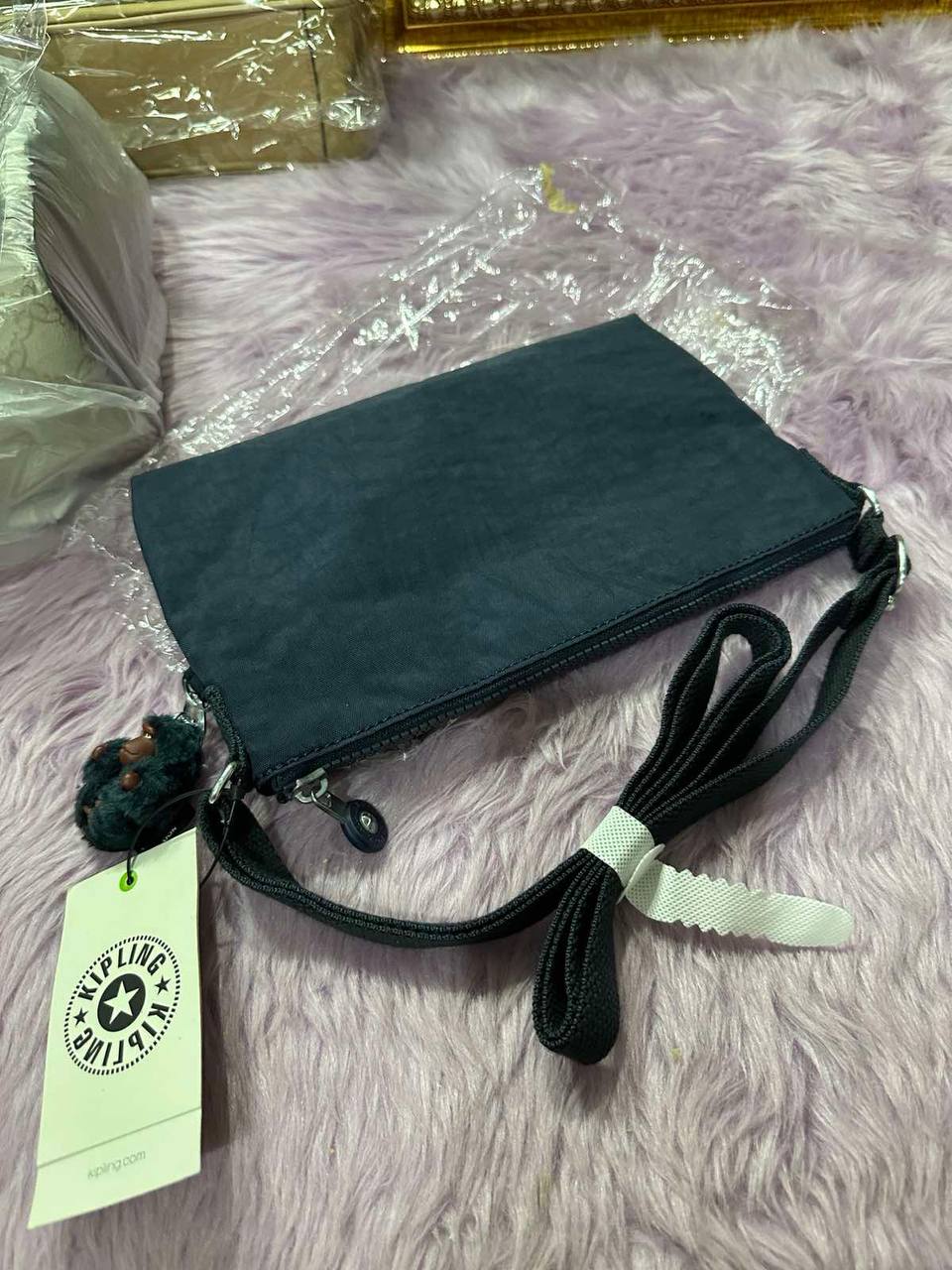 ORIG & IMPORTED Kipling Mikaela Crossbody Small Nylon Blue Bag