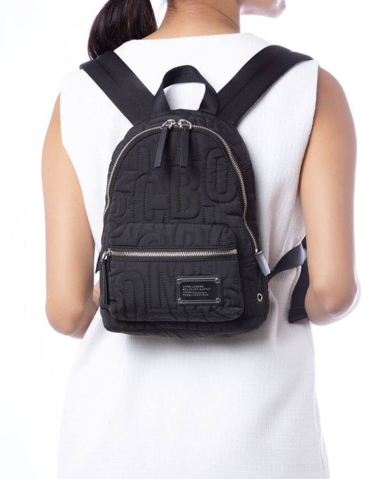 ORIG & IMPORTED Marc Jacobs Nylon Quilted Mini Backpack Black Bag