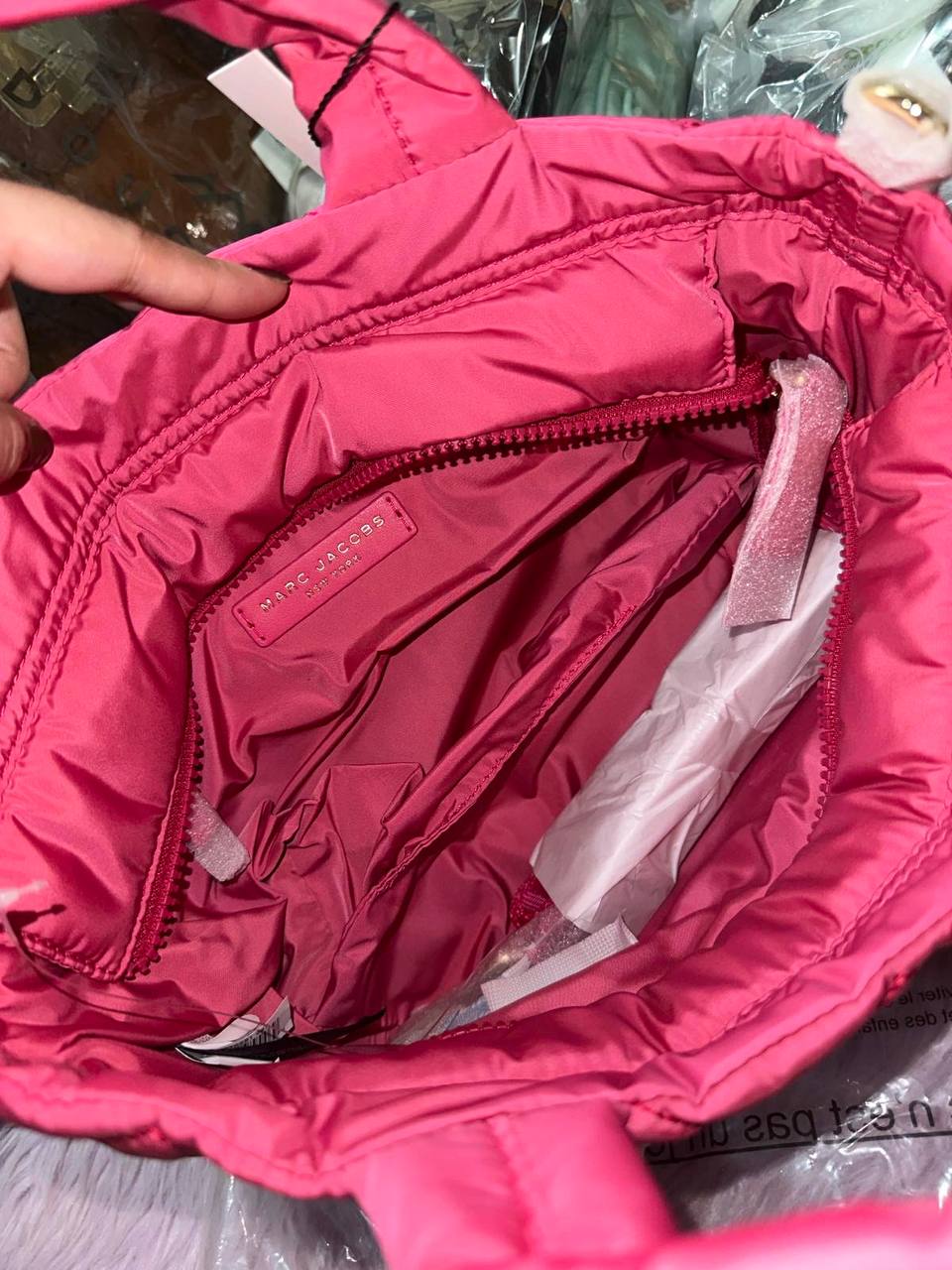 ORIG & IMPORTED Marc Jacobs Quilted Nylon Mini Tote Bag Pink