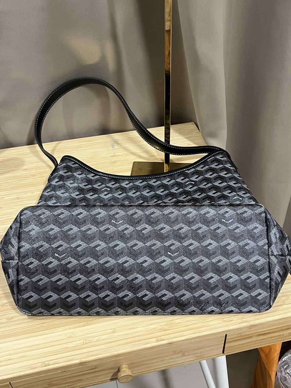 ORIG Preloved Christy Ng Alesso Large Hobo Bag Black