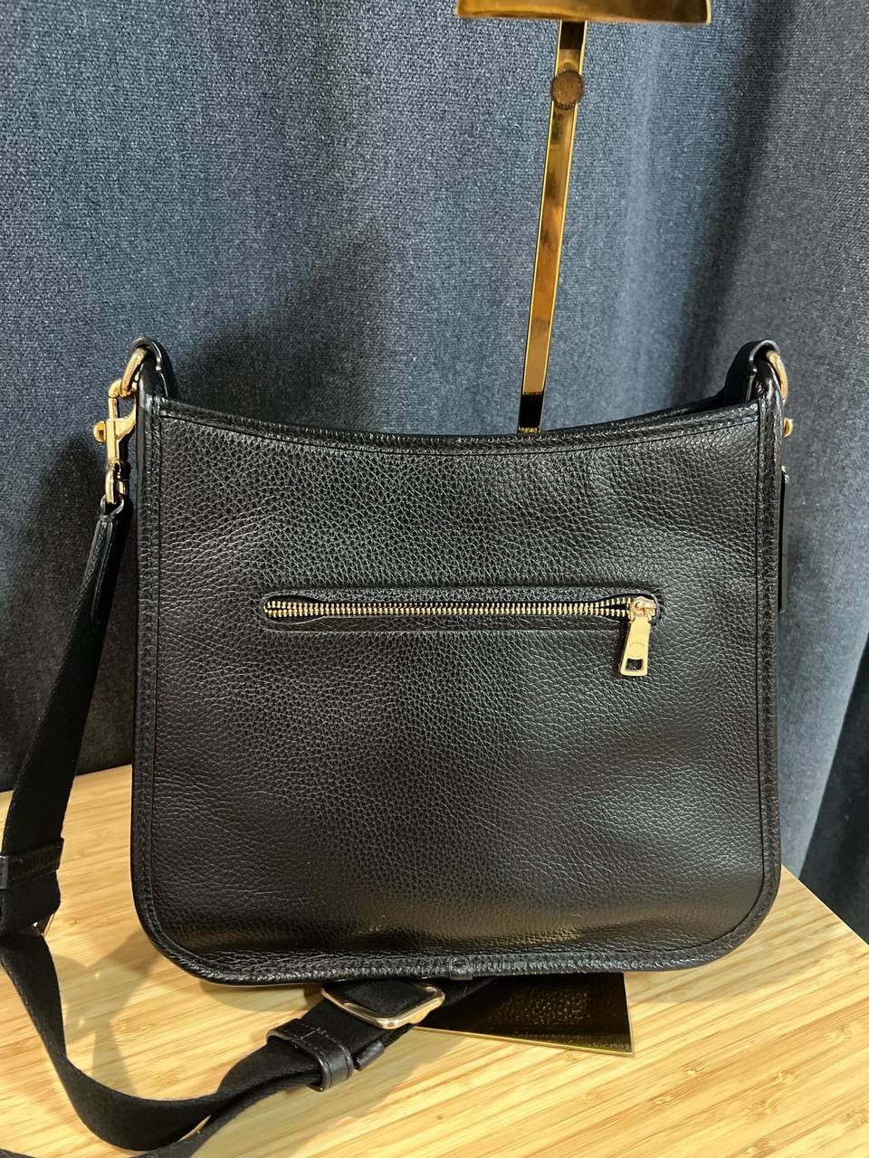 ORIG Preloved COACH Dempsey File Black Bag