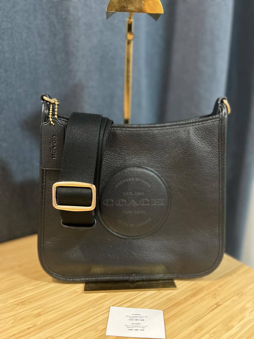 ORIG Preloved COACH Dempsey File Black Bag