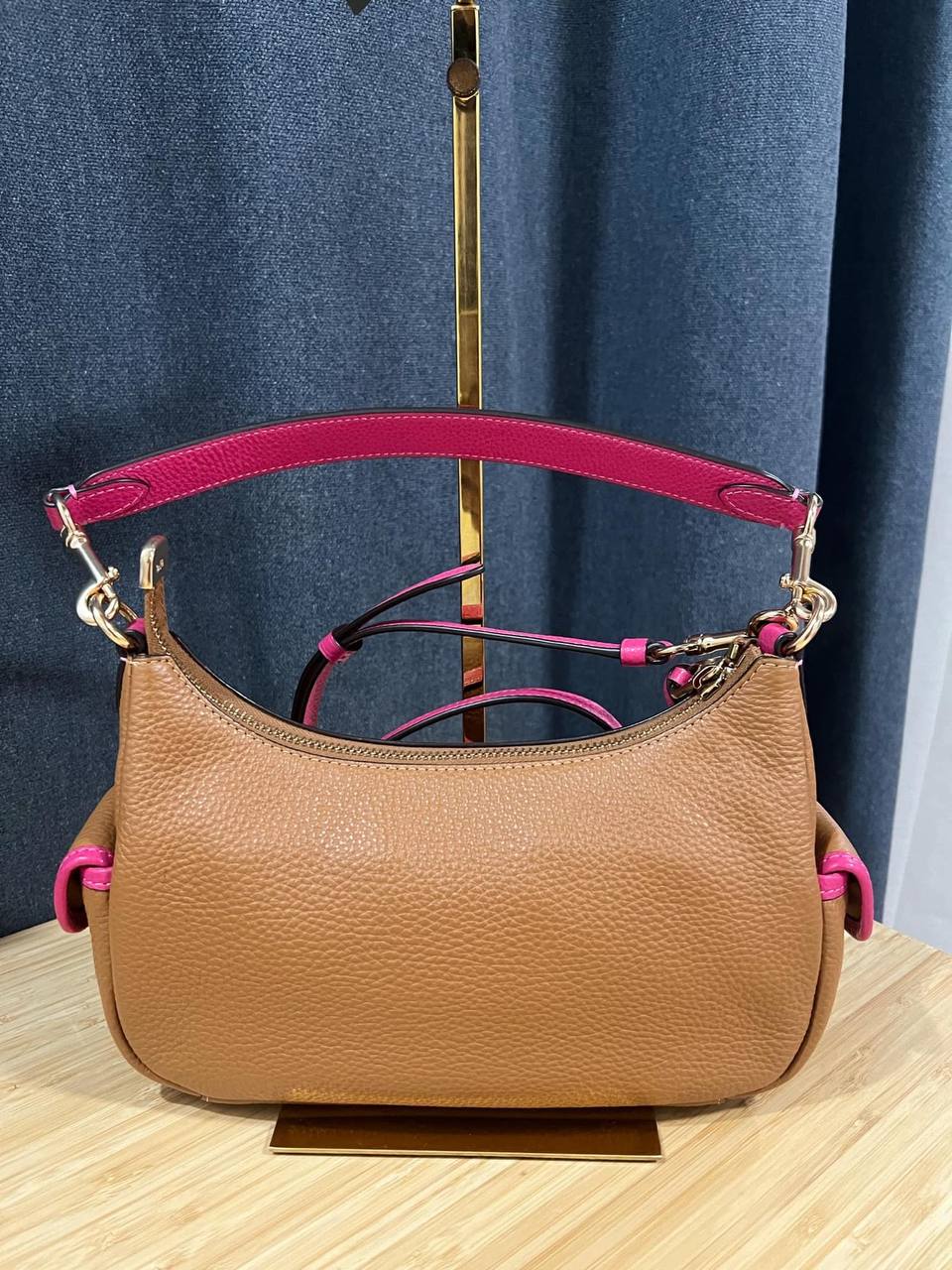 ORIG Preloved COACH Pennie Shoulder Bag 25 Brown Bag
