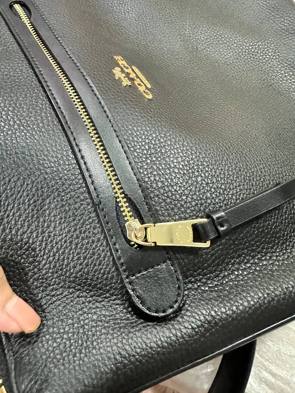 ORIG & IMPORTED COACH Mae File Crossbody Black Bag