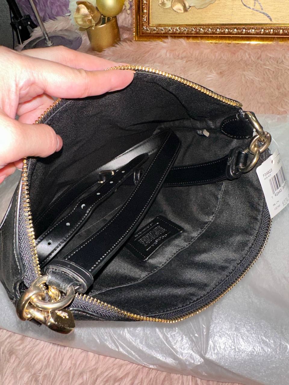 ORIG & IMPORTED COACH Mae File Crossbody Black Bag