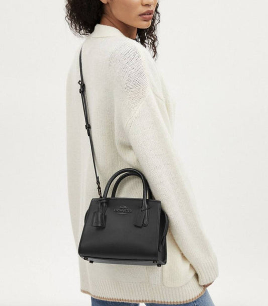 ORIG Preloved COACH Andrea Carryall Black Bag