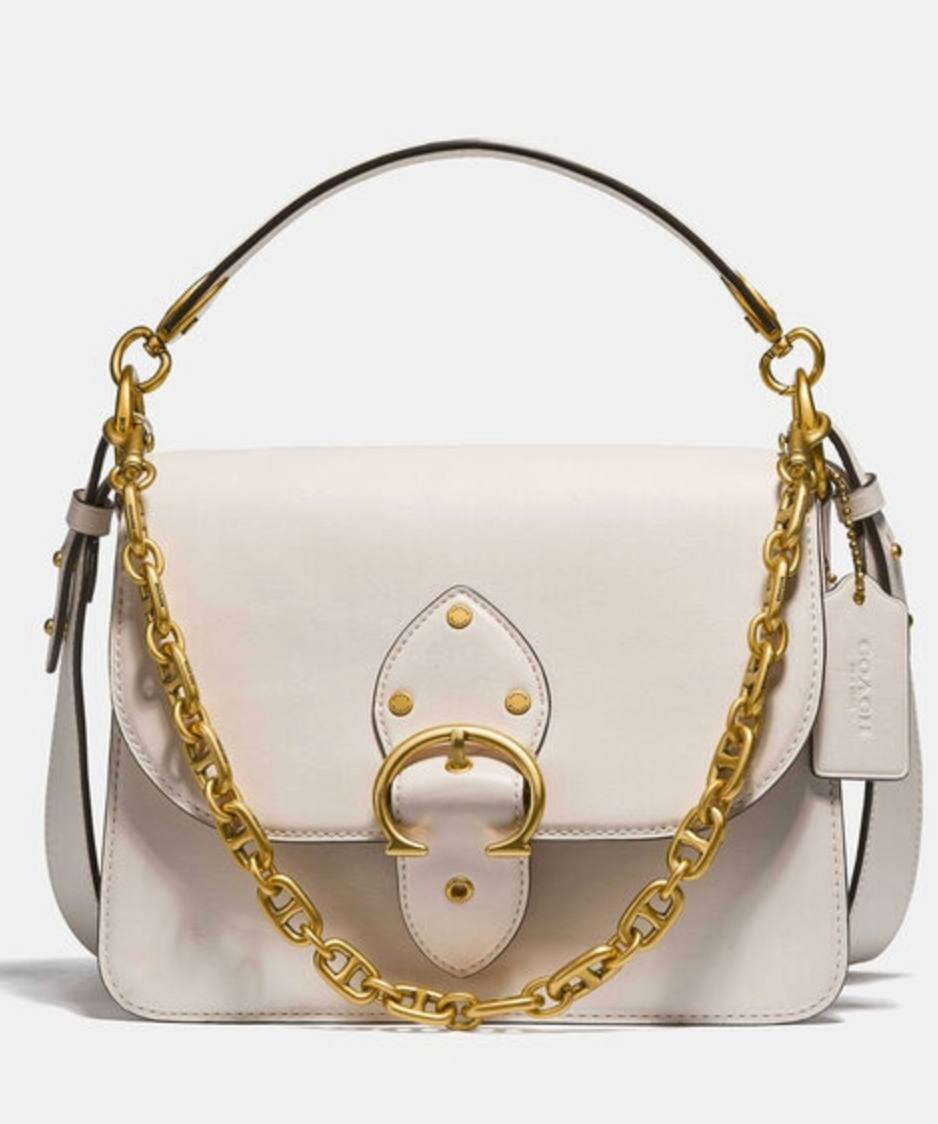 ORIG & IMPORTED COACH Retail Beat Shoulder White Bag