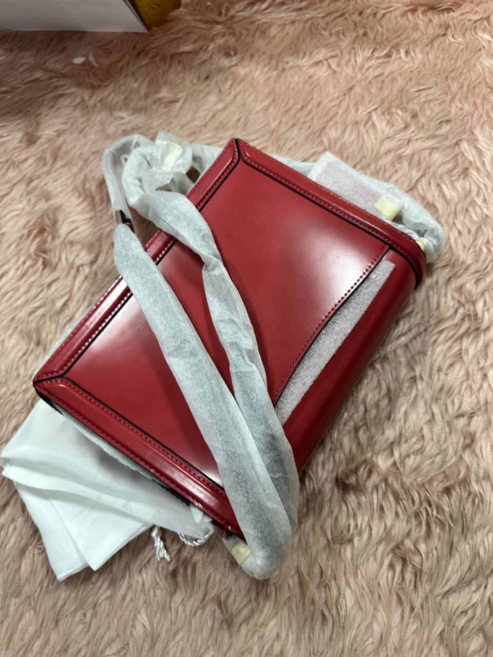 ORIG & IMPORTED COACH Retail Hutton Shoulder Bag Maroon Red Rouge