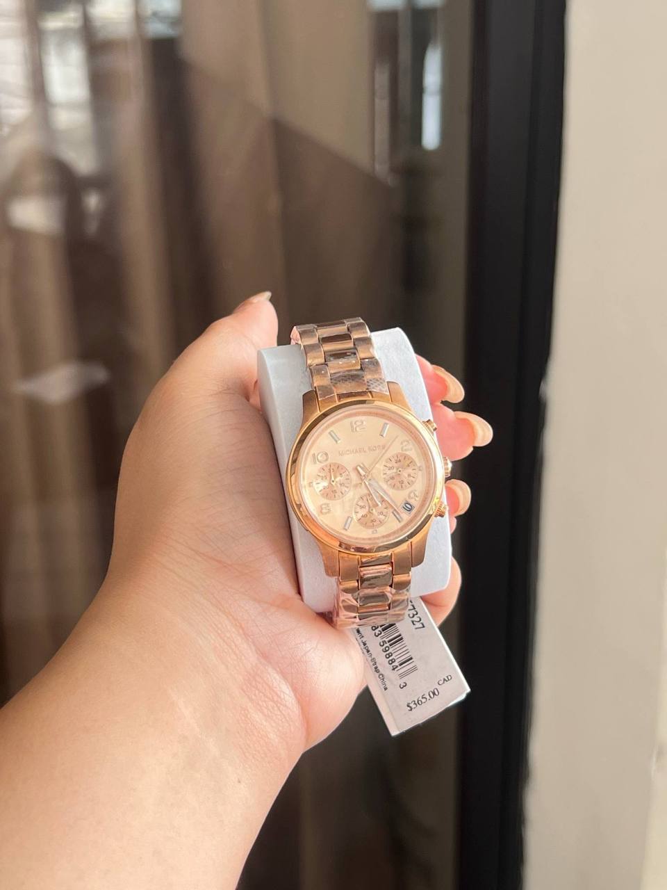 ORIG & IMPORTED Michael Kors MK Bradshaw Women's Watch Stainless Steel Rose Gold