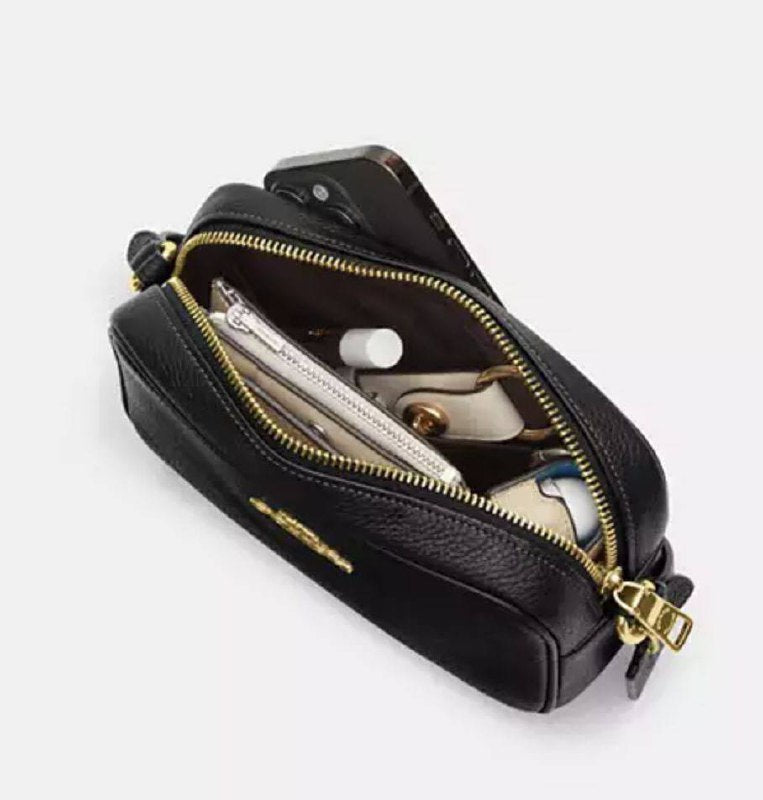ORIG & IMPORTED Coach Mini Jamie Camera Bag In Signature Canvas Walnut Brown