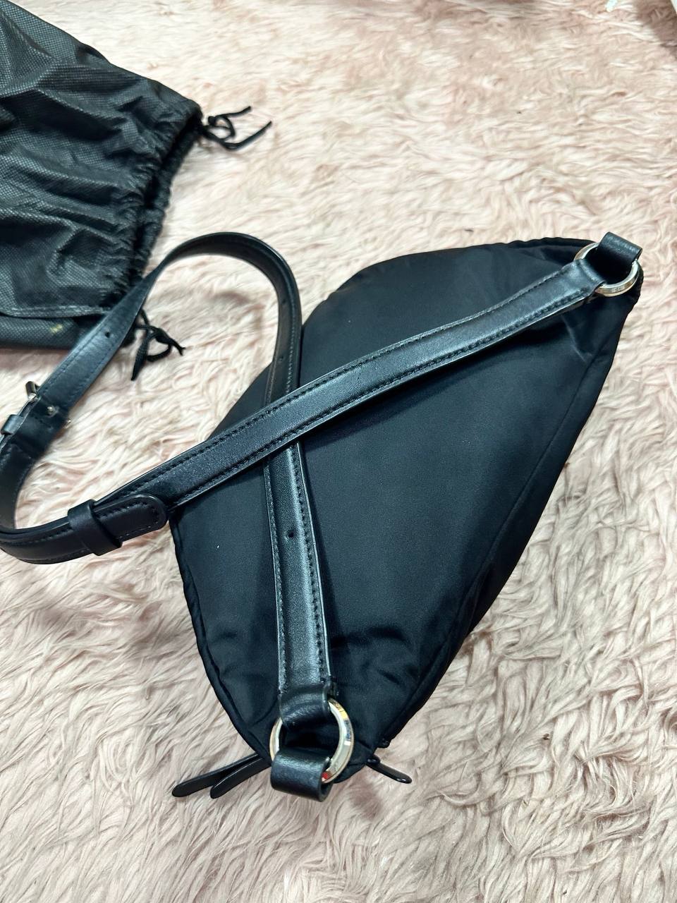 ORIG Preloved KATE SAPDE KS Dorien Nylon Small Belt Bag Black