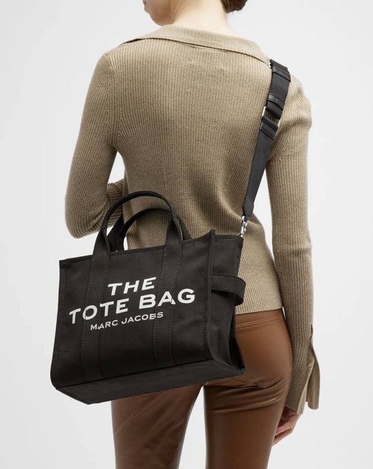 ORIG & IMPORTED Marc Jacobs MJ The Canvas Medium Tote Black Bag