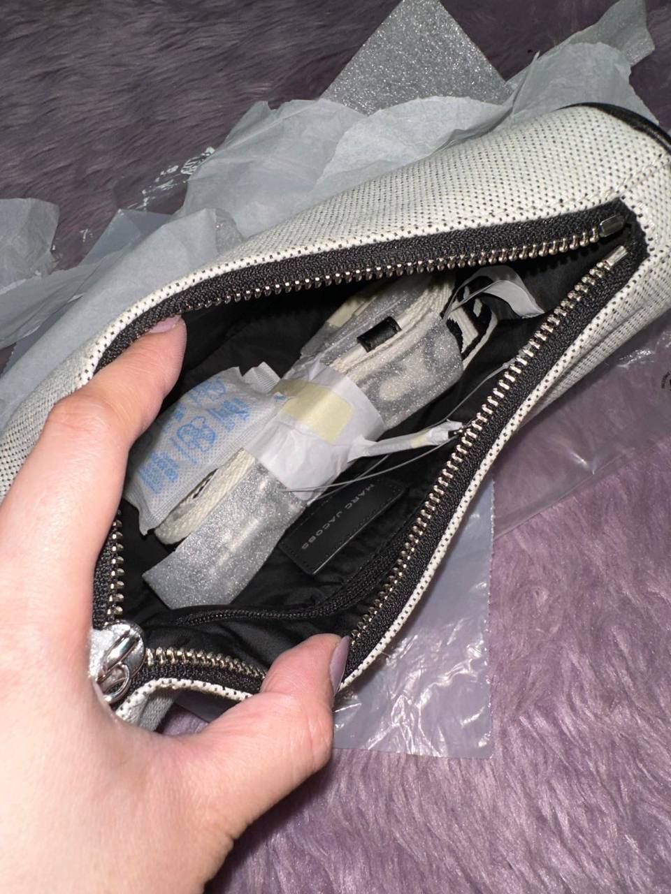 ORIG & IMPORTED Marc Jacobs MJ Drifter Small Hobo Bag Black/White