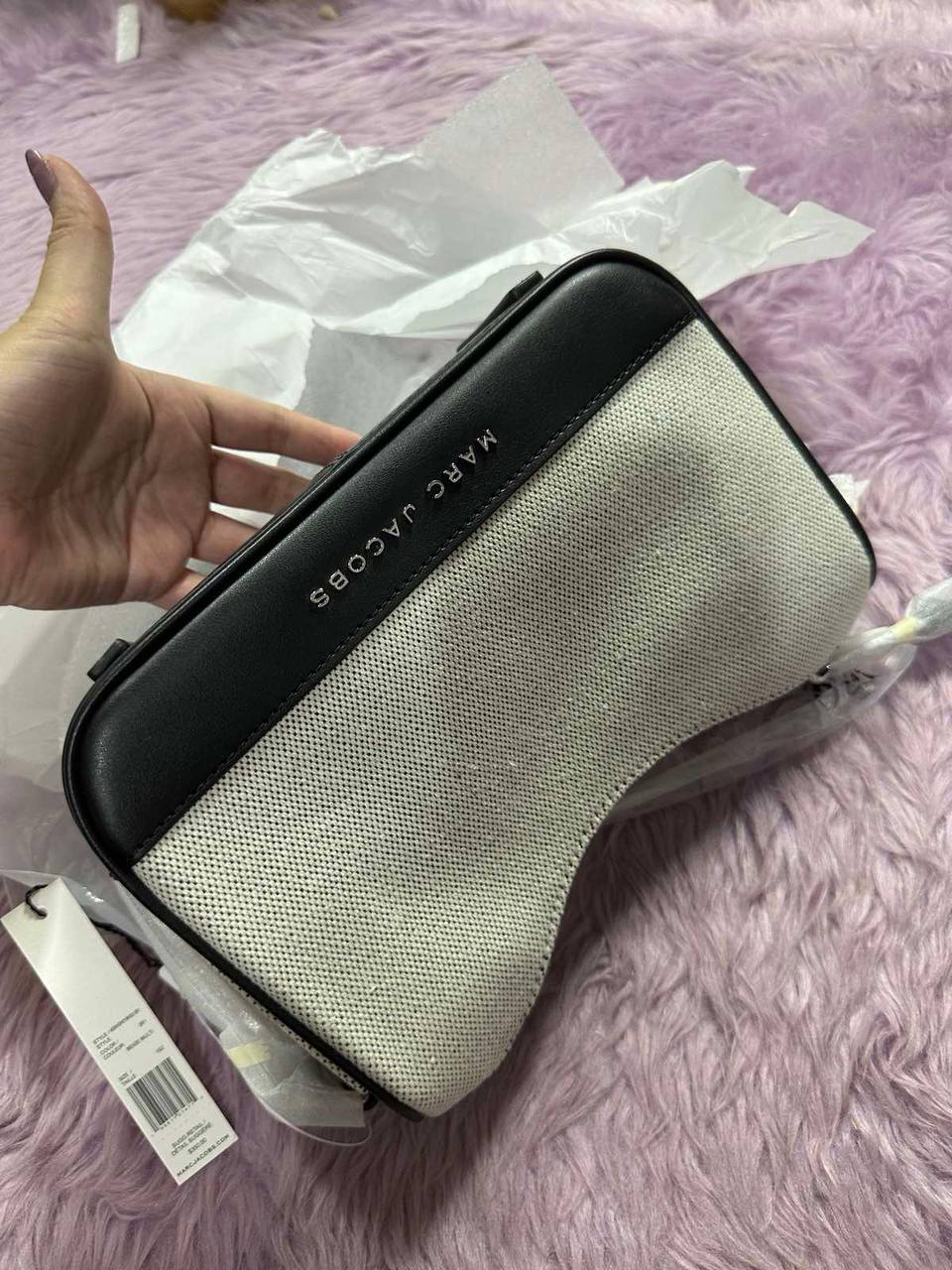 ORIG & IMPORTED Marc Jacobs MJ Drifter Small Hobo Bag Black/White