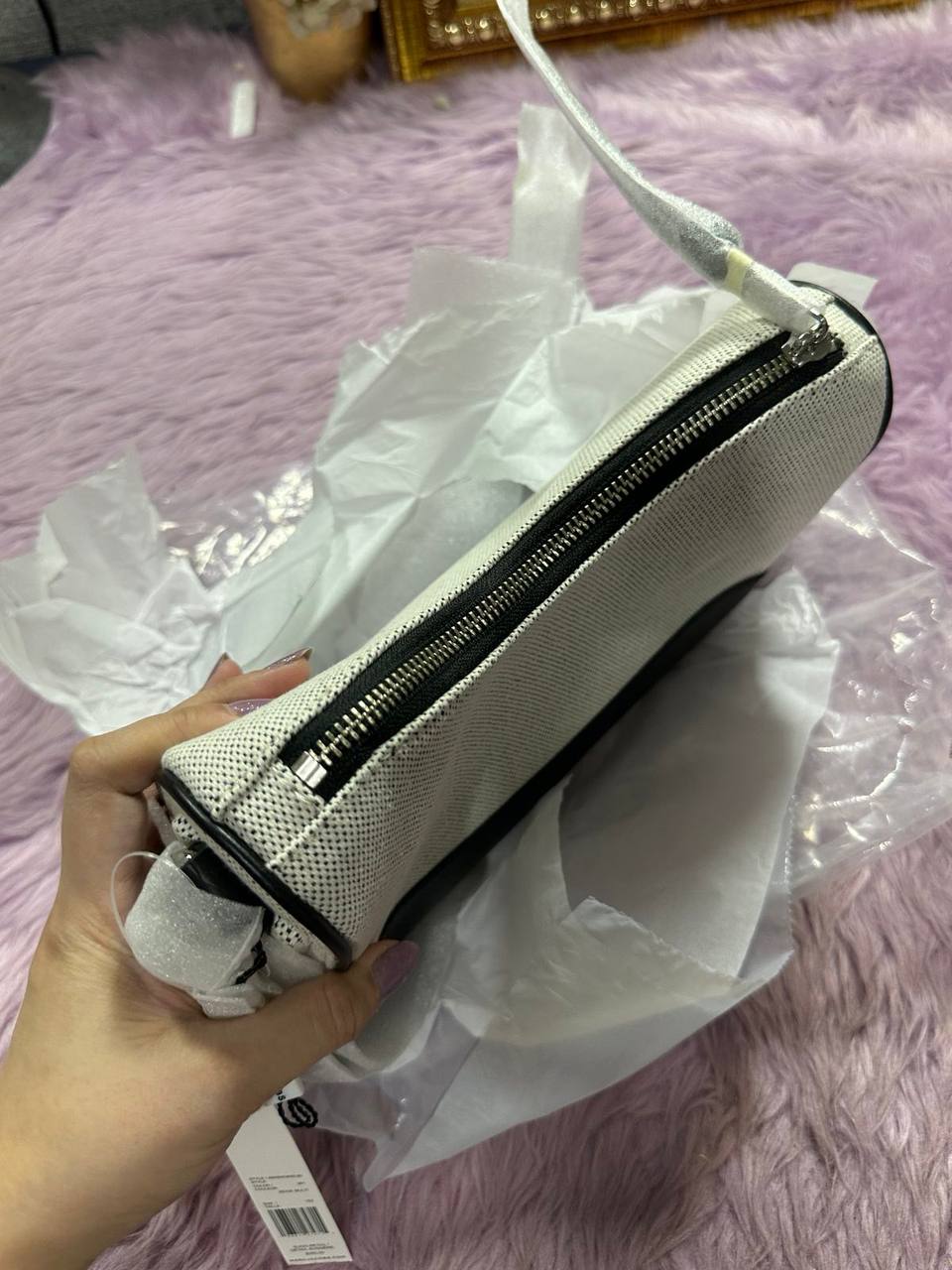 ORIG & IMPORTED Marc Jacobs MJ Drifter Small Hobo Bag Black/White