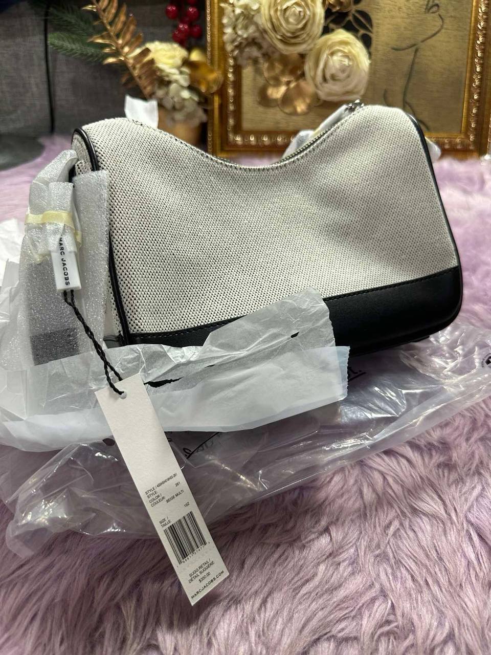 ORIG & IMPORTED Marc Jacobs MJ Drifter Small Hobo Bag Black/White