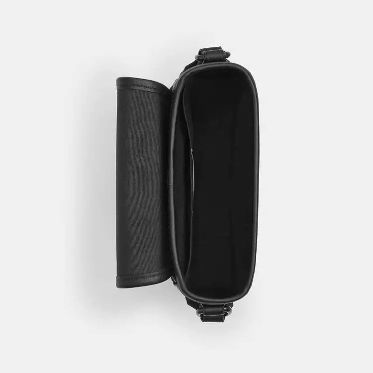 ORIG & IMPORTED COACH Lucas Crossbody Bag - Pebbled Leather/Black