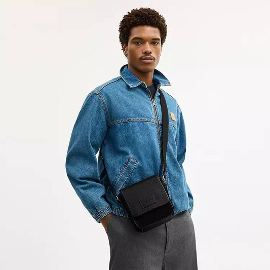 ORIG & IMPORTED COACH Lucas Crossbody Bag Silver/Black