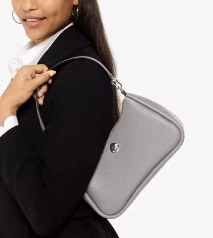 ORIG Preloved Kate Spade KS Kayla Small Convertible Shoulder Bag Gray