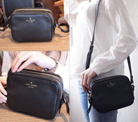 ORIG Preloved Kate Spade KS Mulberry Street Pyper Crossbody Small Bag Black