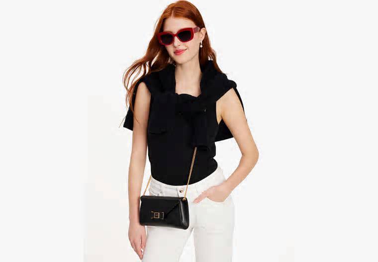 ORIG & IMPORTED Kate Spade KS Morgan Bow Embellished Envelope Flap Crossbody