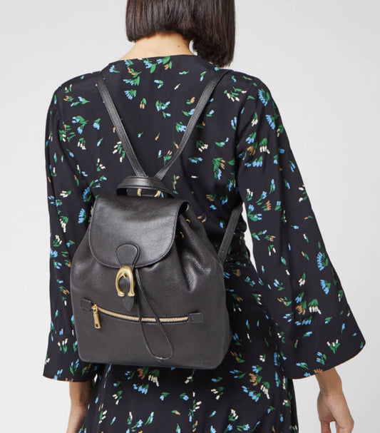 ORIG Preloved Coach Retail Evie Backpack Black Bag