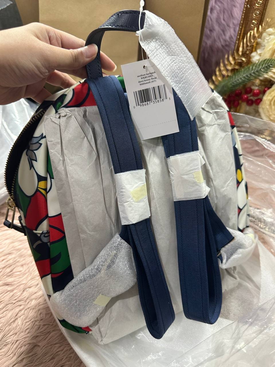 ORIG & IMPORTED Kate Spade KS Dawn Breezy Floral Medium Nylon Backpack