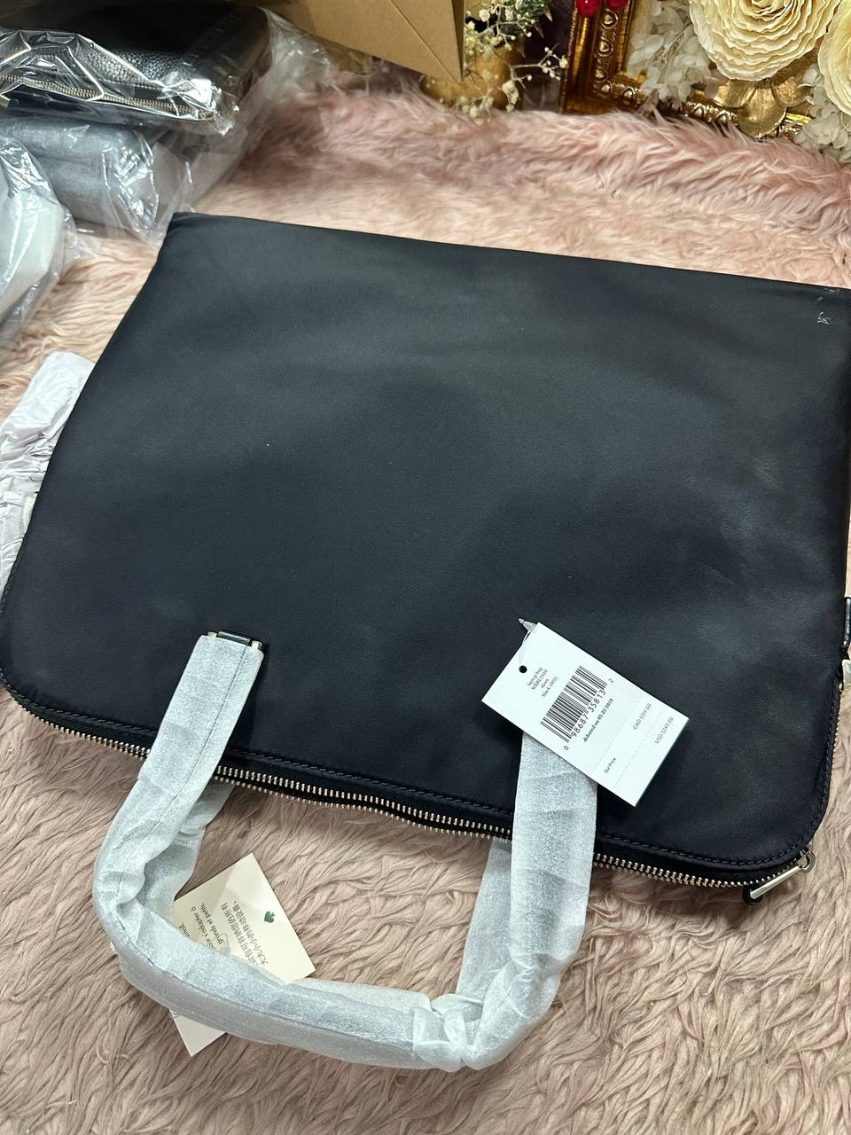 ORIG & IMPORTED Kate Spade KS Dawn Laptop Nylon Bag in Black