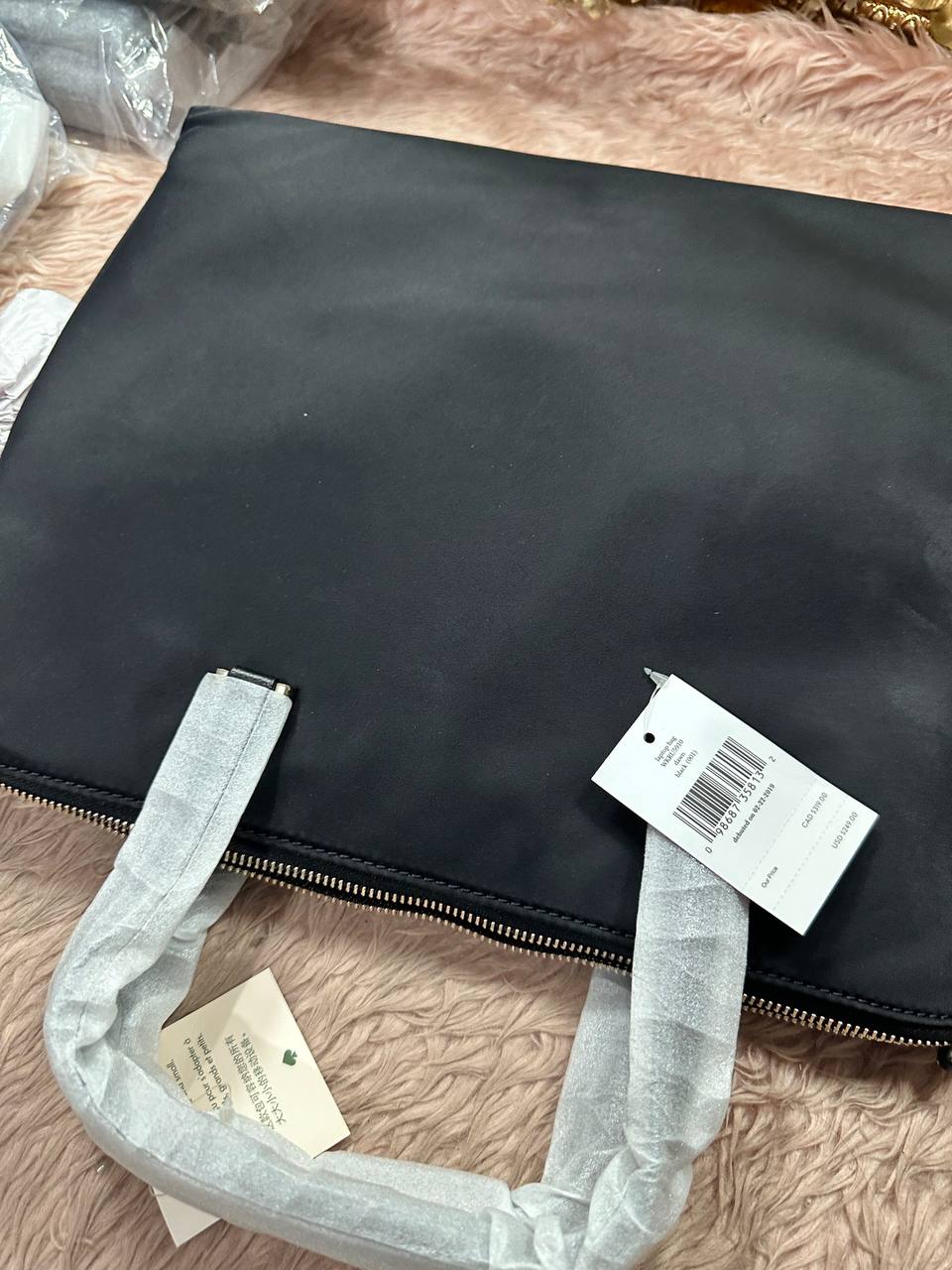 ORIG & IMPORTED Kate Spade KS Dawn Laptop Nylon Bag in Black