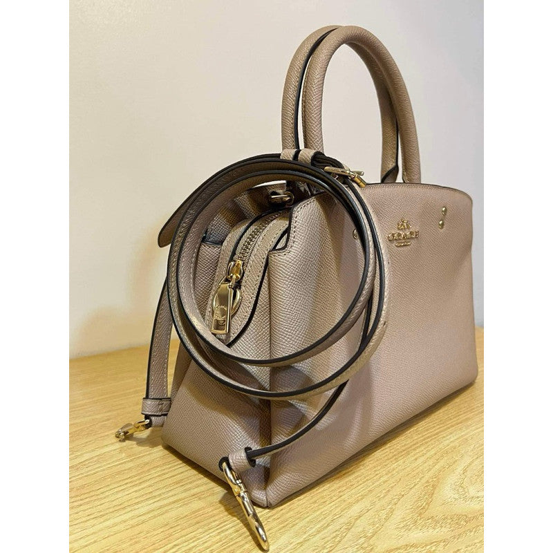ORIG Preloved CCH Mini Lillie Carryall Small Satchel Bag Taupe