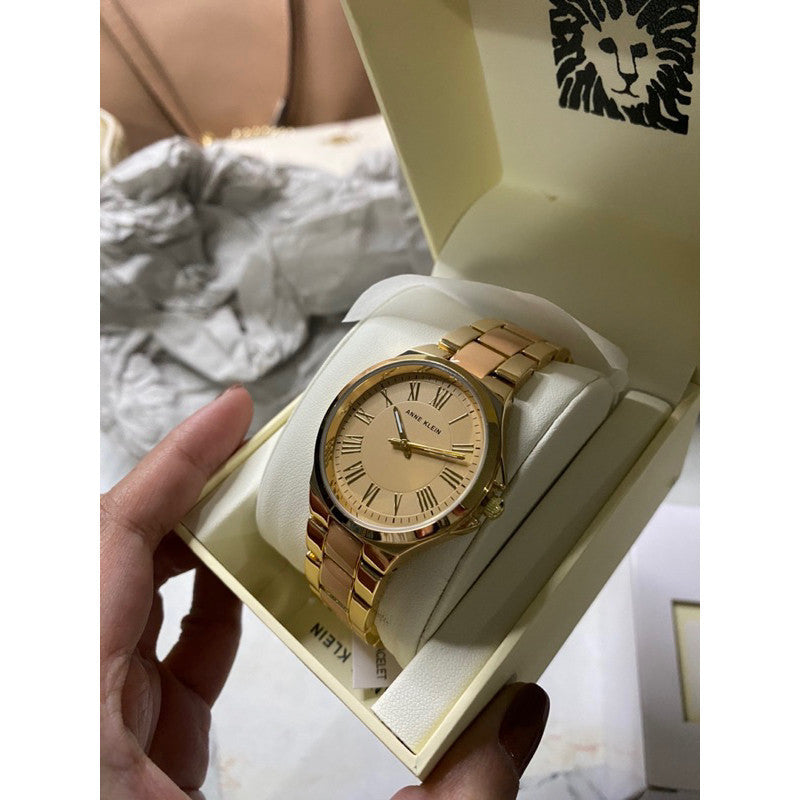 AUTHENTIC AK Klein Women's Bracelet Watch AK/3922TNGB