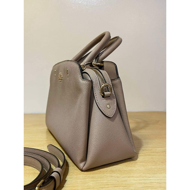 ORIG Preloved CCH Mini Lillie Carryall Small Satchel Bag Taupe