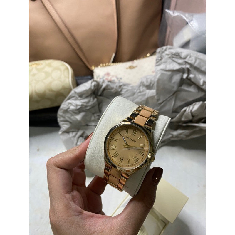 AUTHENTIC AK Klein Women's Bracelet Watch AK/3922TNGB