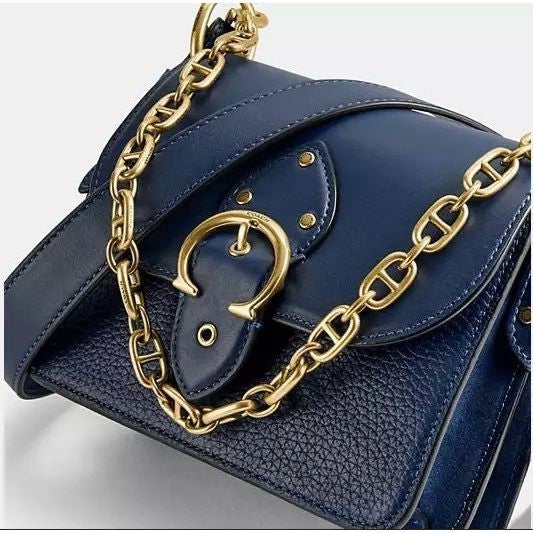 ORIG & IMPORTED CCH Retail Beat 18 Shoulder Bag Chain Blue