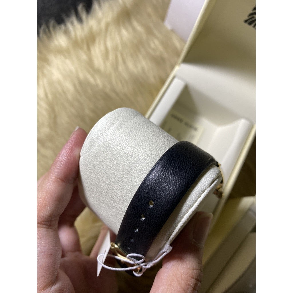 AUTHENTIC AK Klein Women's Japanese Quartz Dress Watch with Faux Leather Strap, 3746GPBK