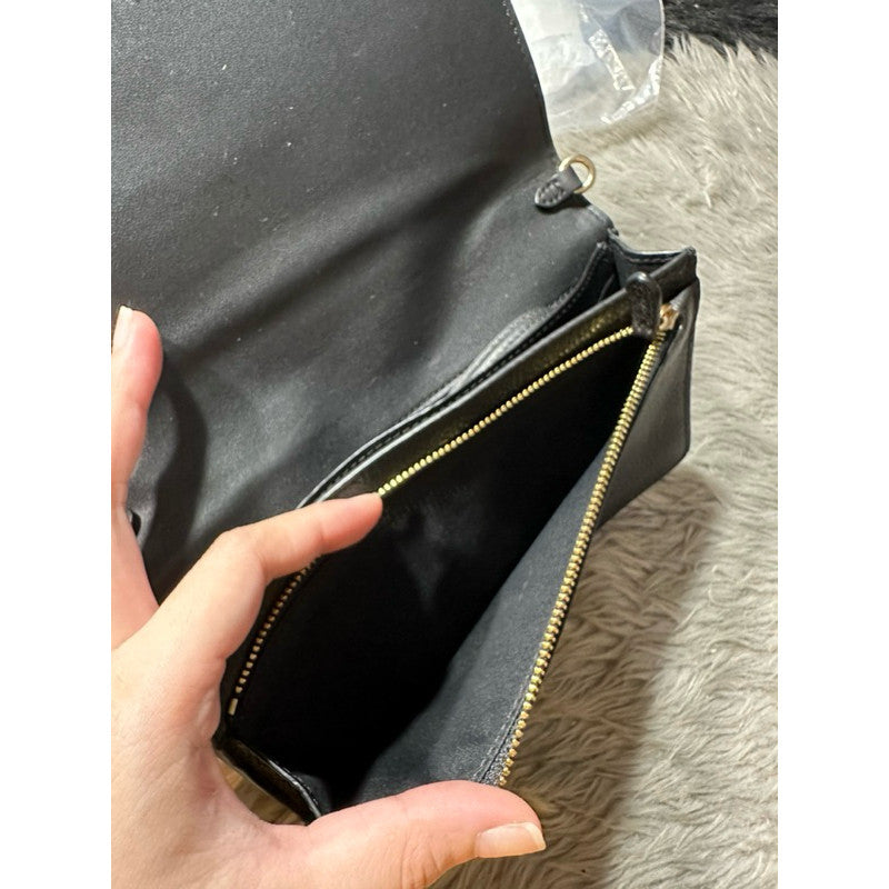 SALE! BNEW OLD STOCK CCH Anna Foldover Crossbody Bag Clutch in Black