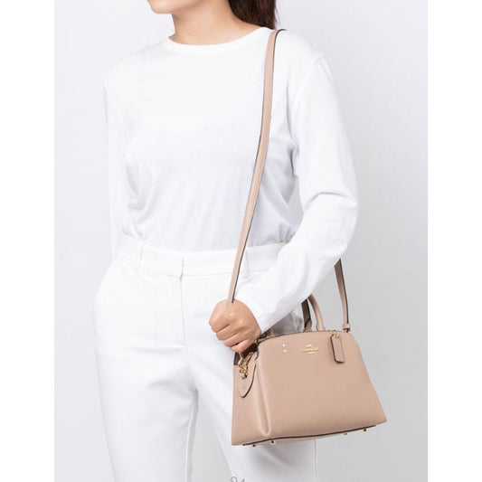 ORIG Preloved CCH Mini Lillie Carryall Small Satchel Bag Taupe