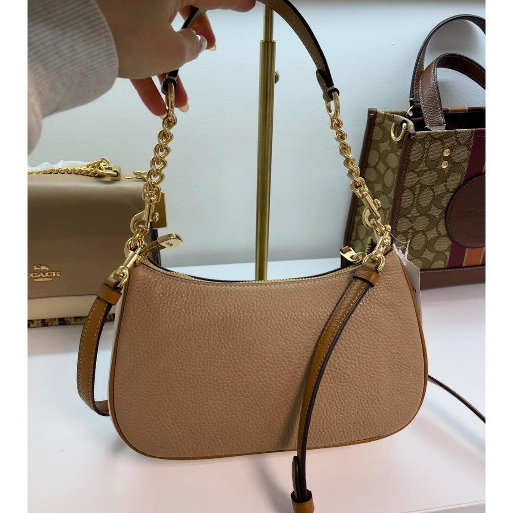 ORIG & IMPORTED CCH Teri Shoulder Bag In Colorblock Beige
